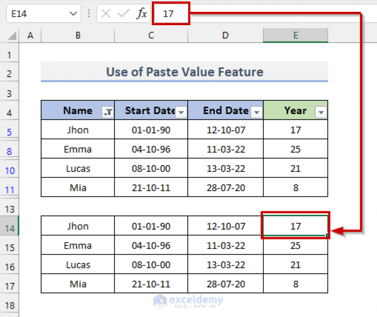 How to Remove Formula When Filtered in Excel (3 Ways) - ExcelDemy