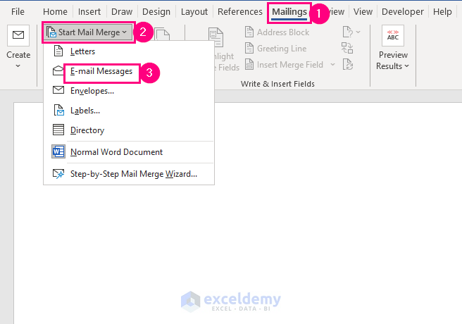 sending email with Excel, Word and Outlook