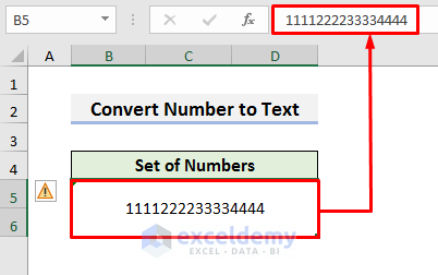 Stop Excel from Rounding Large Numbers