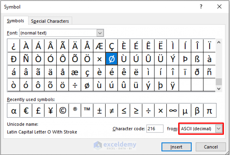 How To Type Diameter Symbol In Excel 4 Quick Methods ExcelDemy How To Type Diameter Symbol In Excel 4 Quick Methods ExcelDemy
