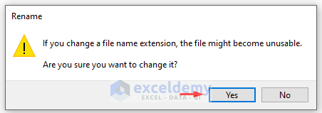 Use Zip Option to Unprotect Excel Sheet without Password