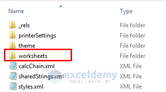 Change Extension to Unprotect Excel Sheet without Password