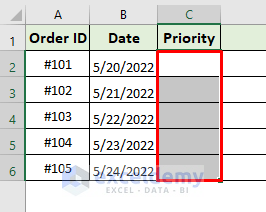 Keep Track of Customer Orders in Excel