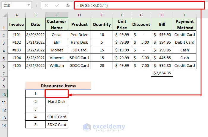 Generate Dynamic Payments Summary