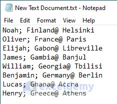 Text File to Read Line by Line Using VBA in Excel
