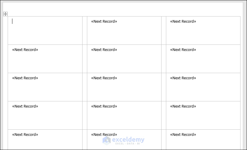 13-Creating a table with record