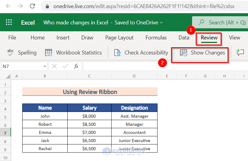 How to See Who Made Changes