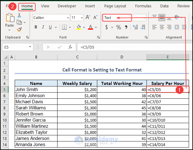Cell is Formatted as Text therefore formula is not working Excel showing as text