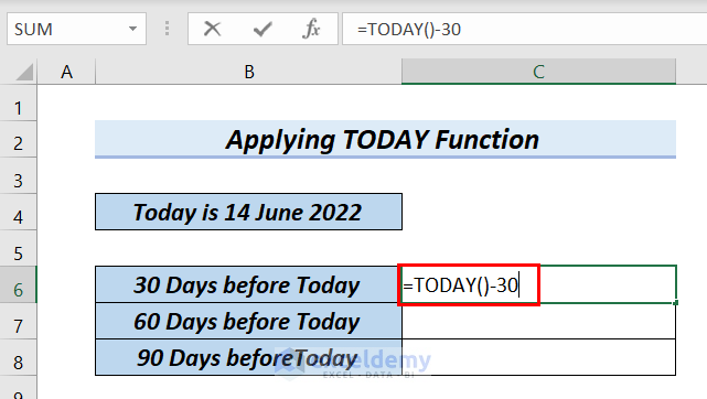 Excel Aging Formula 30 60 90 Days