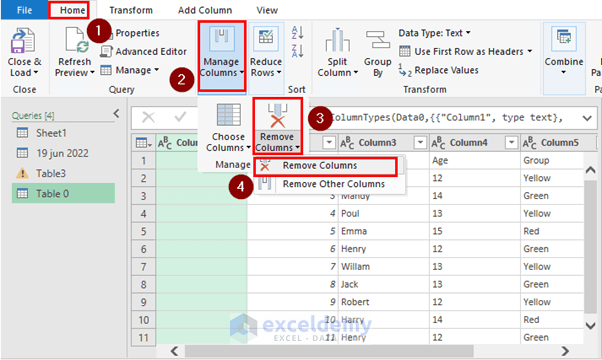 Getting Data from Web to Transform It Using Power Query