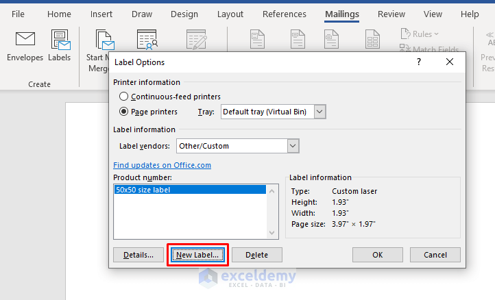Print Barcode Labels in an Excel Workbook
