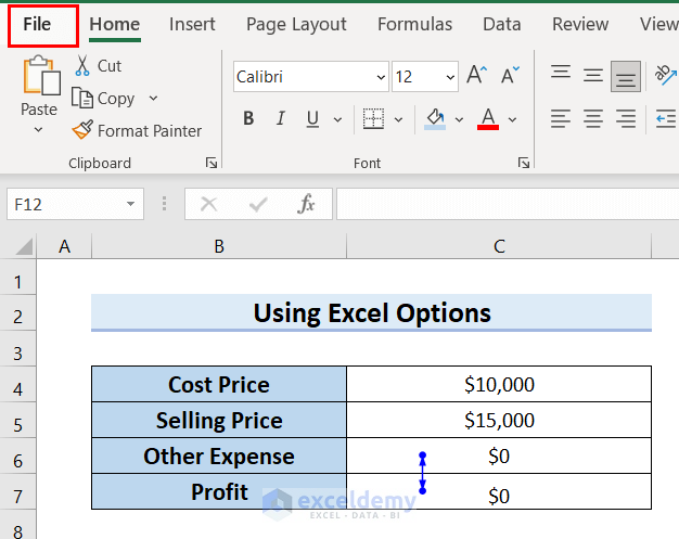 How to Enable Iterative Calculation in Excel