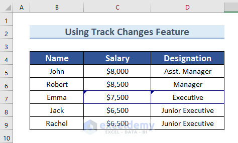 How to See Who Made Changes