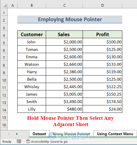 How to Ungroup Worksheets in Excel