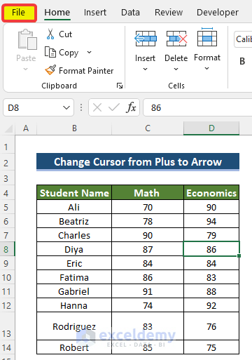 Checking Scroll Bar from Excel Options to Bottom Scroll Bar Missing in Excel