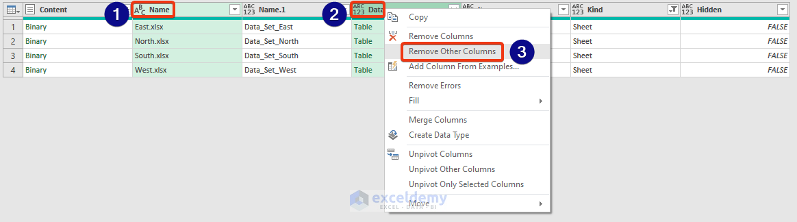 Consolidate Multiple Workbooks with Different Table and Sheet Names in an single Excel worksheet