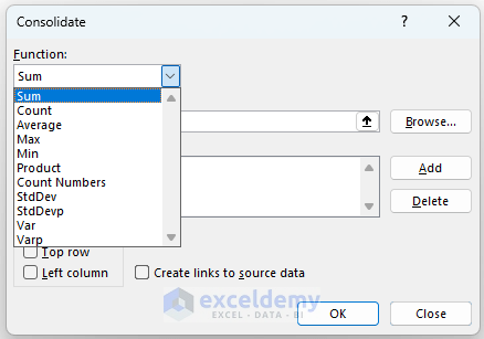 Data Validation and Consolidation in Excel 19