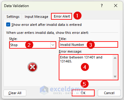 Data Validation and Consolidation in Excel 9