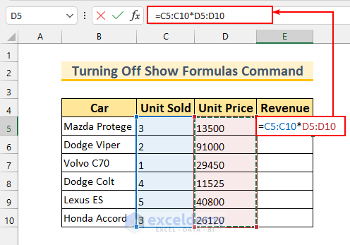 Excel Array Formula not Showing Result 2