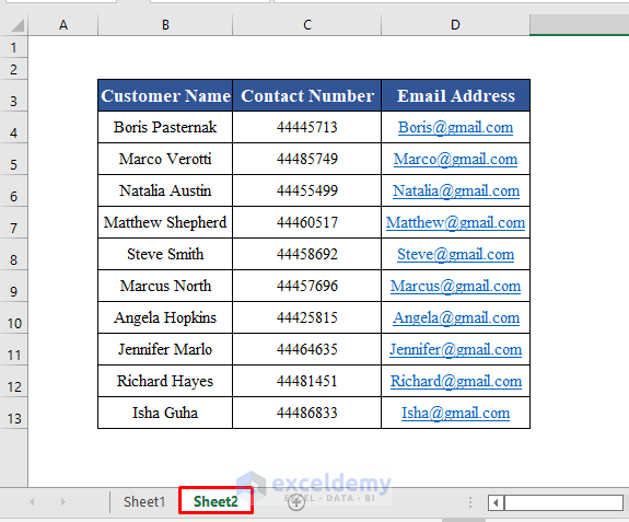 Output to Copy Cell Value and Paste to Another Cell Using Excel VBA
