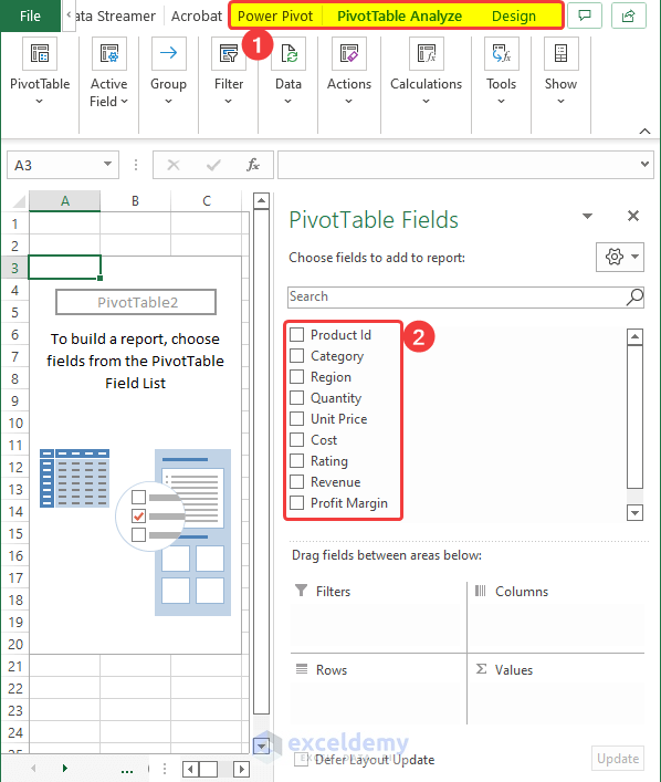  Analyze Data in Excel Using Pivot Tables