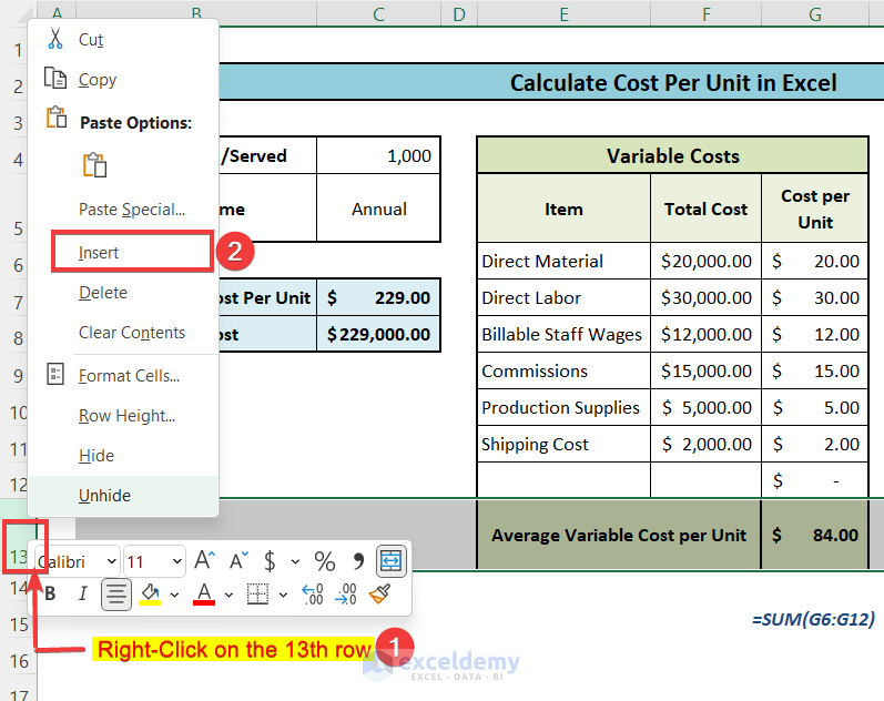 add new rows in excel