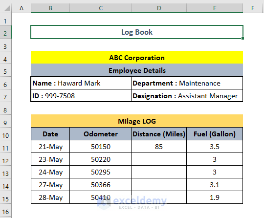 How to Calculate MPG in Excel Dataset