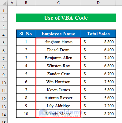 VBA Code to Change Case in Excel Sheet