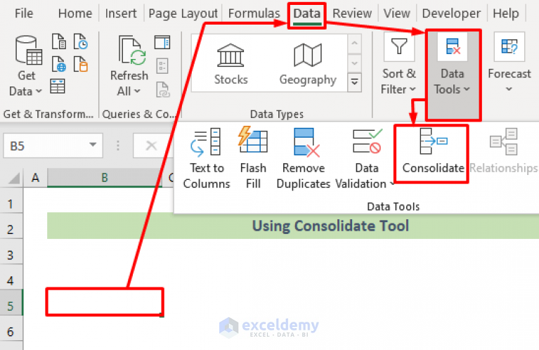 how-to-consolidate-data-in-excel-from-multiple-workbooks-2-methods
