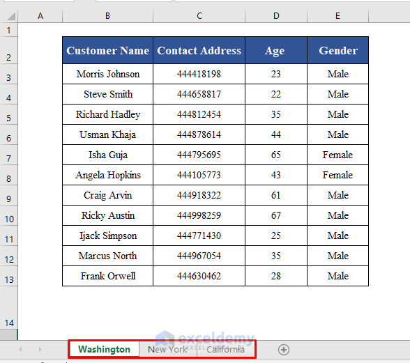 Database to Create a Data Entry Form in Excel VBA