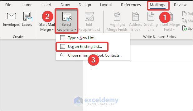 How to Create Labels in Word from Excel List Importing Excel List to Word