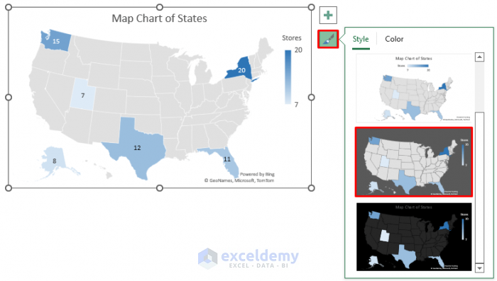 Create a Map in Excel 
