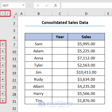 How to Do Consolidation in Excel for Multiple Worksheets