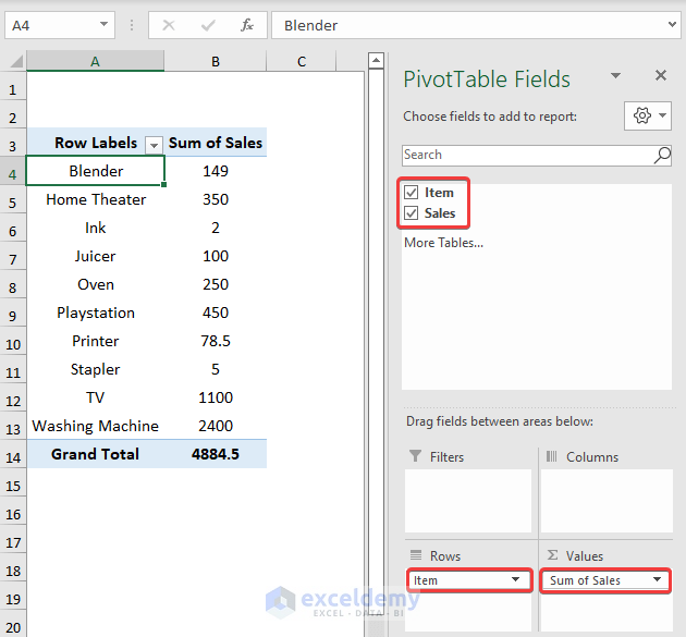 How to Group Data in Pivot Table by Text