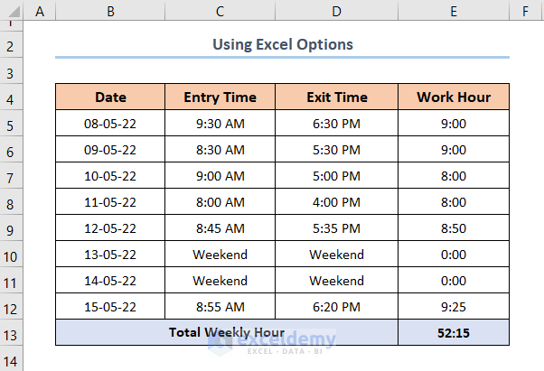 How to Hide Comments in Excel with Excel Options