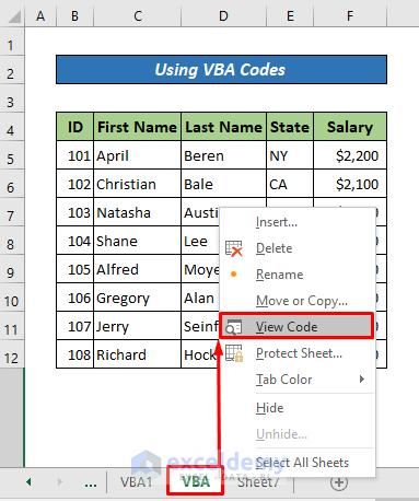 Apply VBA Codes to Highlight with Cursor