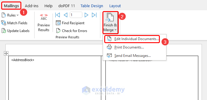 How to Print Avery Labels from Excel Using Word