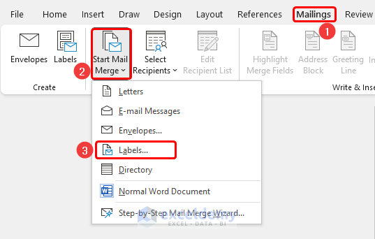 How to Print Avery Labels from Excel Using Word