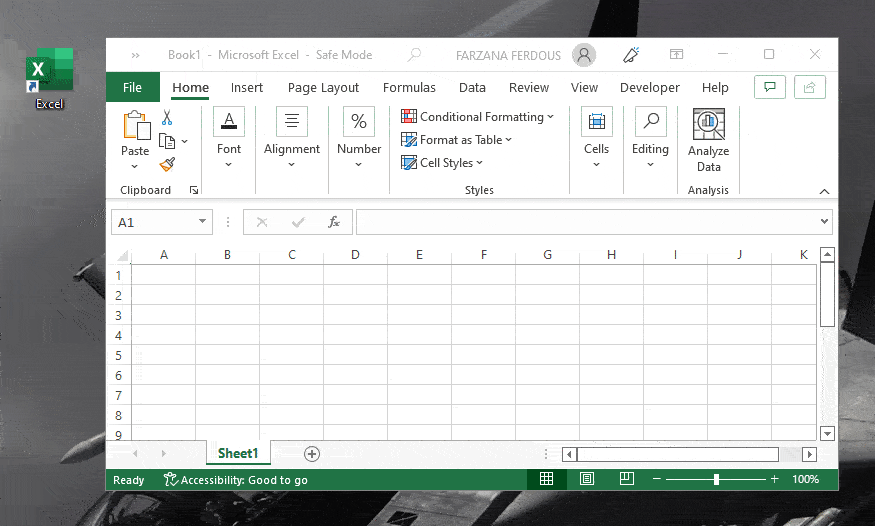 How to Turn Off Safe Mode in Excel