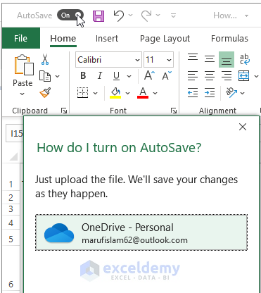 One Drive-Save Excel File with Password