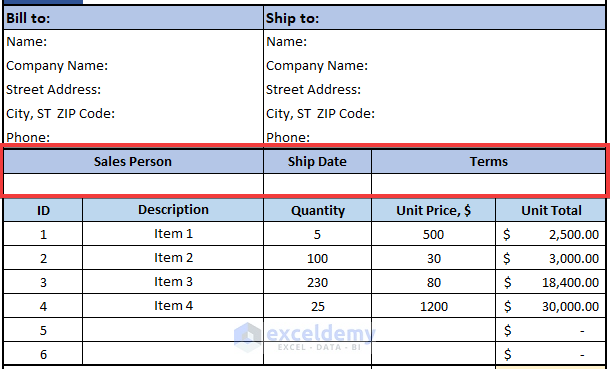 Tally Sales Invoice in Excel Format