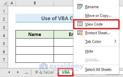 Automatically Insert Timestamp Data Entries Using Excel VBA