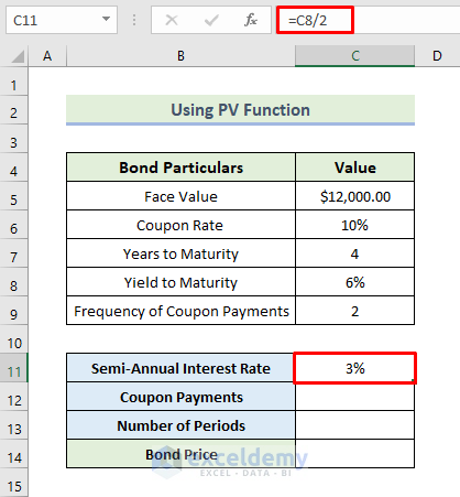 Using PV Function