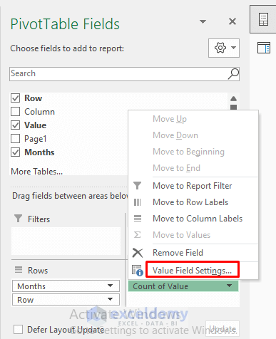consolidate multiple worksheets into one pivottable