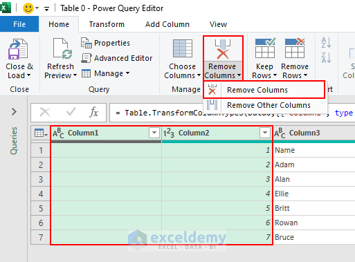 difference between load and transform data in excel 11