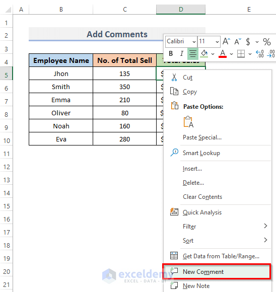 Difference Between Excel Threaded Comments and Notes