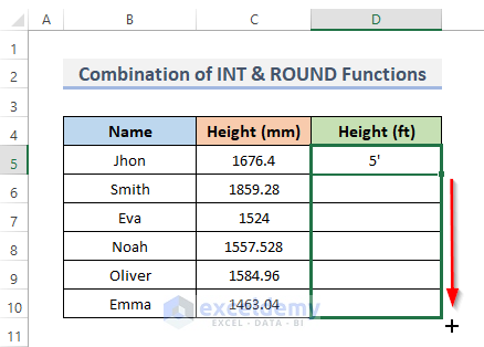 4 Effective Ways to Convert Millimeters (mm) to Feet (ft) and Inches (in) in Excel
