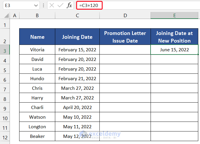 Generate Excel Datasheet to Change Date Format in Excel Mail Merge