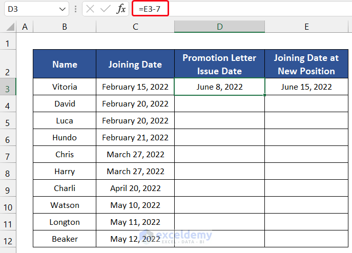 Generate Excel Datasheet to Change Date Format in Excel Mail Merge