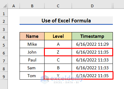 Excel Timestamp Function How to Insert Excel Timestamp When Cell Changes Without VBA (3 Ways)